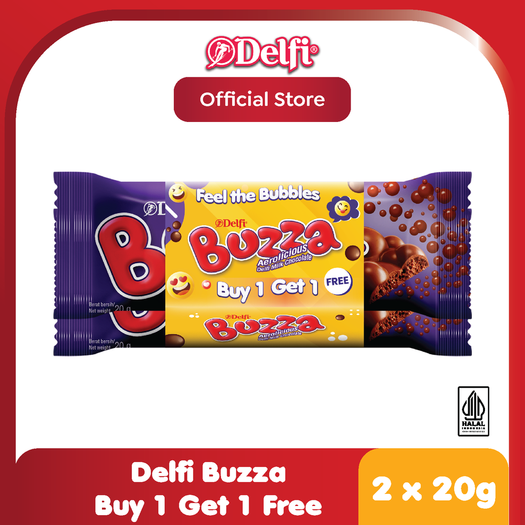 

[BUY 1 GET 1] Buzza Chocolate 20 g