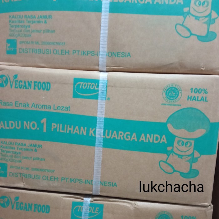 

PRODUK TERBAIK - TOTOLE KALDU JAMUR DUS 400G ISI 20 PCS