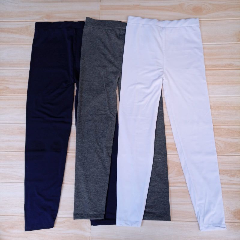 Legging Soft Rayon Kaos L - XL / Legging Panjang