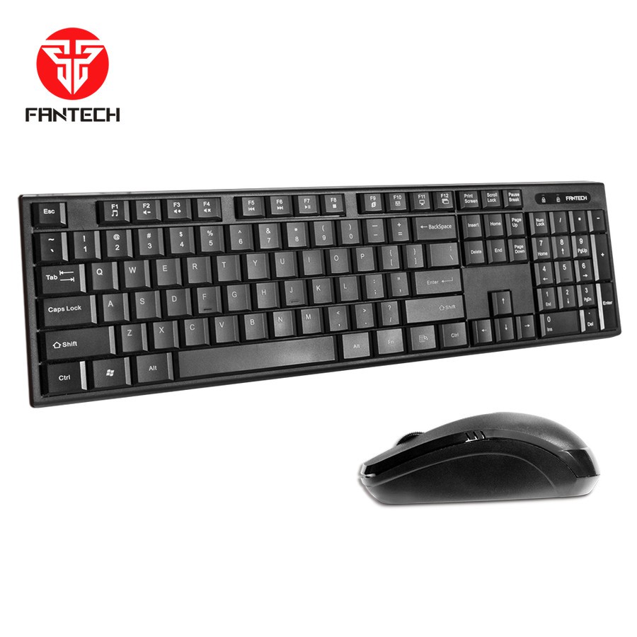 Keyboard Mouse Office FANTECH WK893 Wirelles Up To 1,5m Conectivity