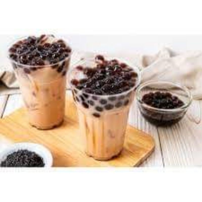 

BOBA PREMIUM 1 KG / Bubble Pearl Tapioka / Popping Boba / Topping Tapioka Pearl