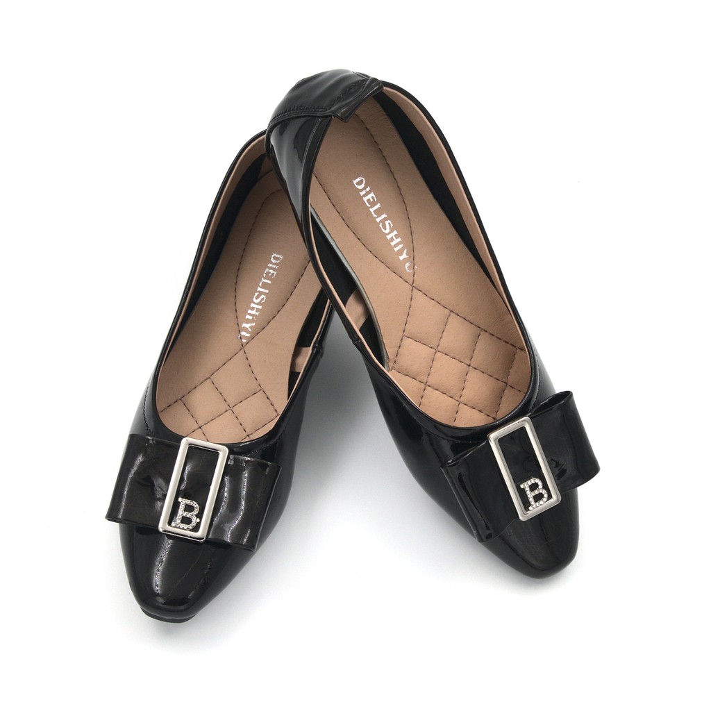 Sepatu Kulit Hak Rendah Wanita / Women Oxford Low Heels Shoes WSP9