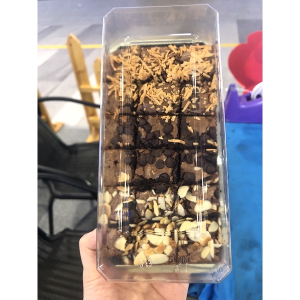 

brownies mix half