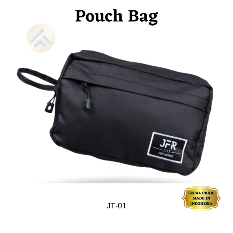 JFR Tas Kantong Pouch Bag Original Bahan Polyester JT01