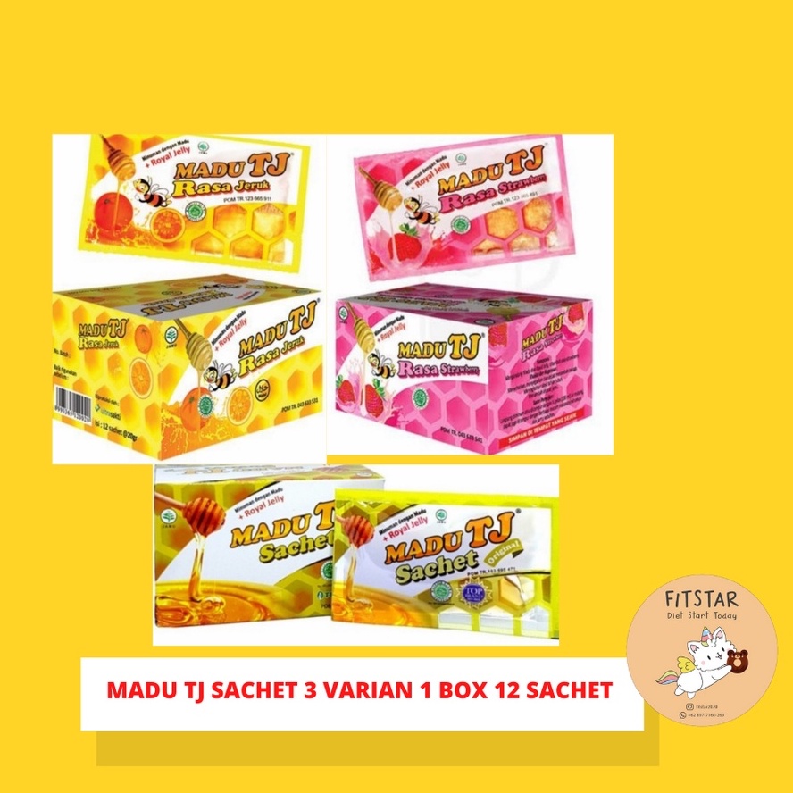

Tresno Joyo Madu Tj Sachet 1 box isi 12 sachet (3varian)