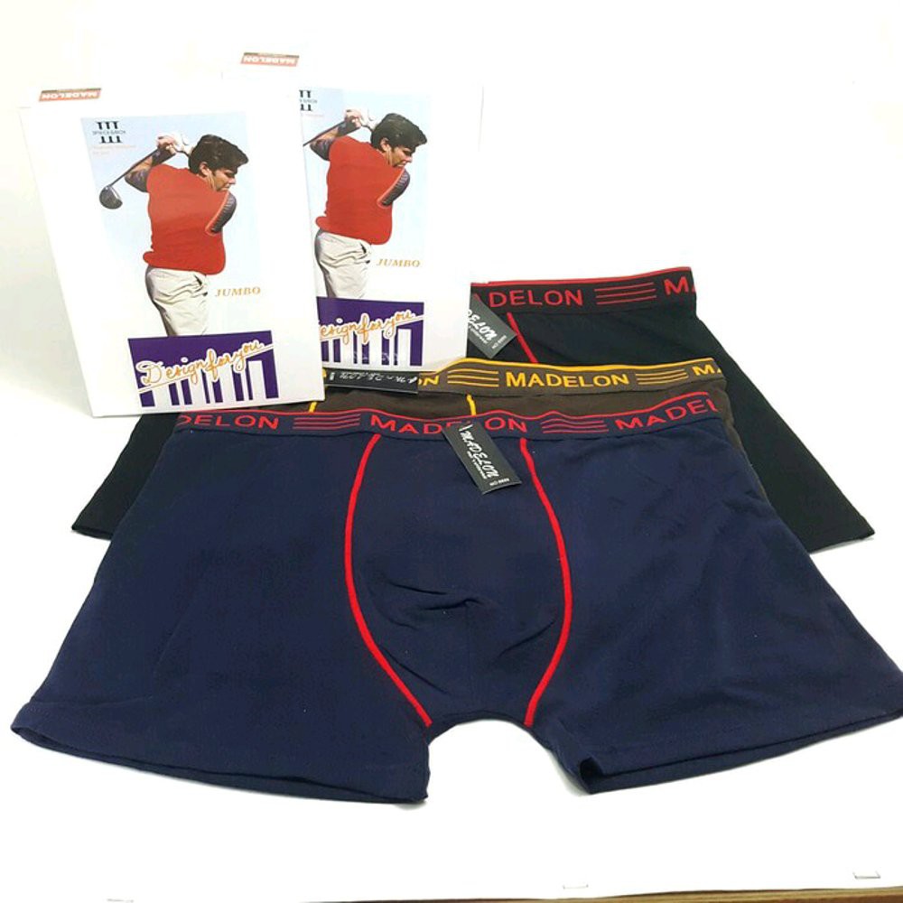 Celana Dalam Boxer Pria Jumbo Size Madelon (XXXL)