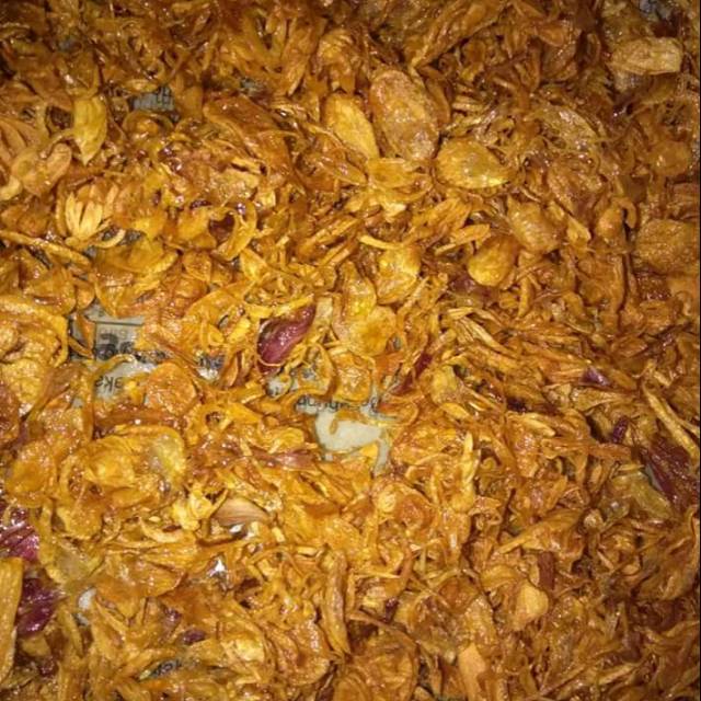 

Bawang goreng tanpa tepung