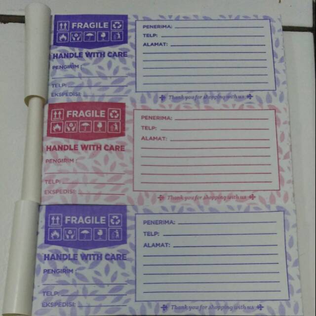 

Label online shop / kertas label olshop