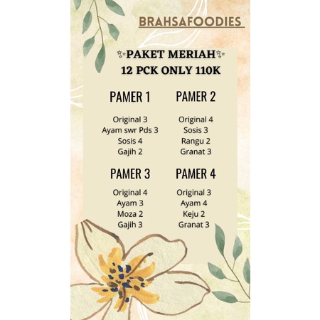 

PAKET RESELLER/SUPER HEMAT/BASO ACI BRAHMAFOODIES