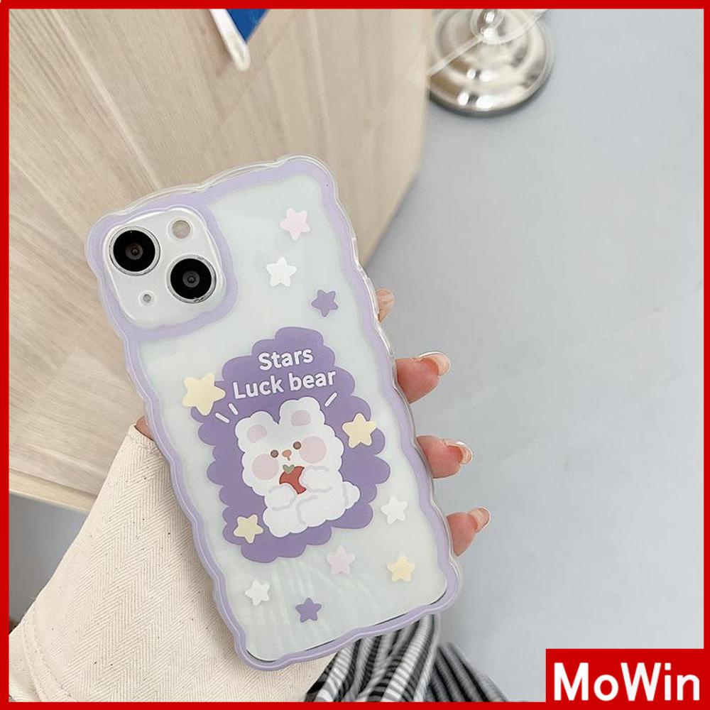 iPhone Case Silicone Soft Case Clear Case Airbag Shockproof Camera Cover Protection Cartoon Cute Rabbit Compatible For iPhone 11 iPhone 13 Pro Max iPhone 12 Pro Max iPhone 7 Plus