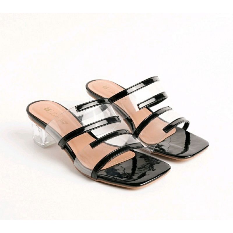 Original,Sandal Wanita Uk Besar 41,42,43,44,45 Hak 5cm/Sandal Kerja Uk Big Size Jumbo/Sandal Santai &amp; Keundangan Big Size