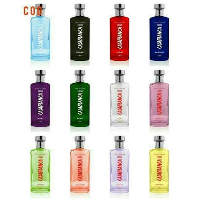 CASABLANCA Parfume Spray Cologne GLASS  100ML