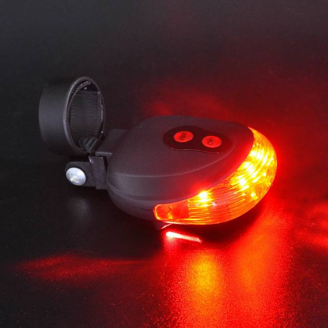 TaffLED lampu belakang sepeda laser 5 LED