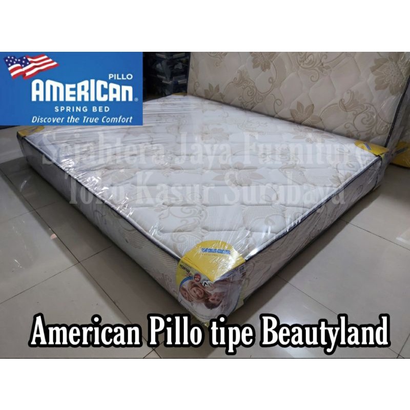 Springbed American Pillo 120x200 Beautyland / Spring bed American 120x200