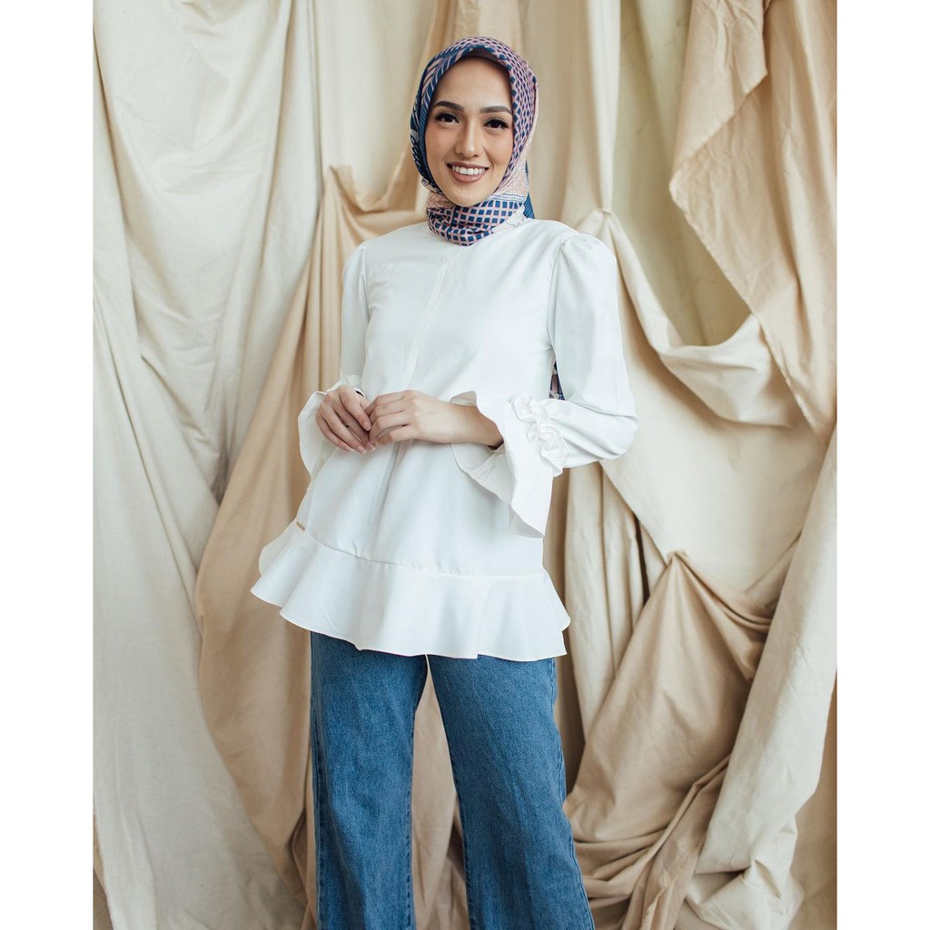 KATLINA BASIC TOP BLOUSE WANITA-2