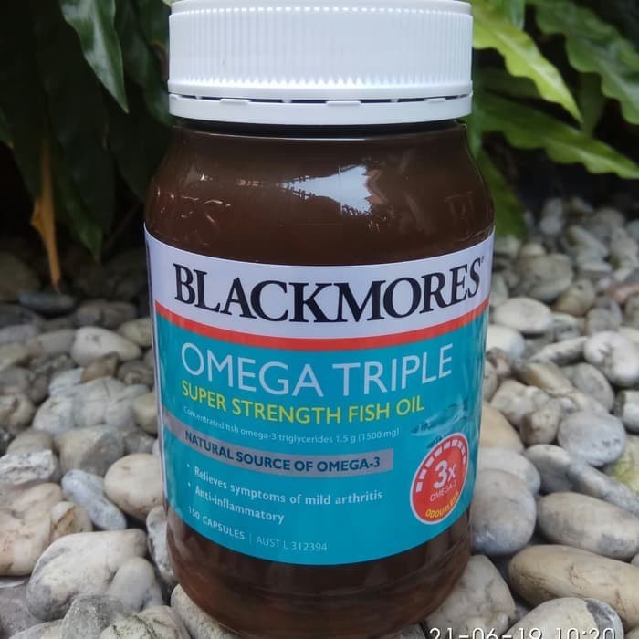 TERMURAH - blackmores omega 3 triple concentrated odourless fish oil minyak ikan