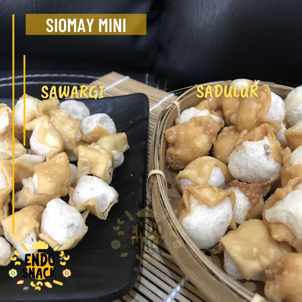 5 KG SIOMAY MINI SADULUR kemasan perbal, cuanki mini gurilem, cuanki kerikil Baso aci