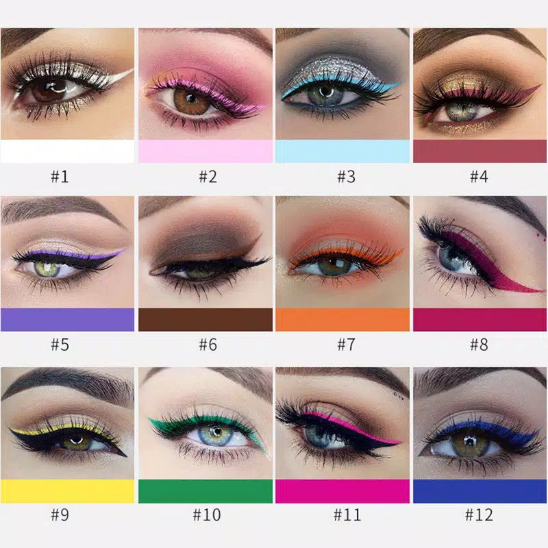 rcsbeauty ✅ 1pcs Handaiyan  Eyeliner  putih eyeliner warna handaiyan colorful eyeliner