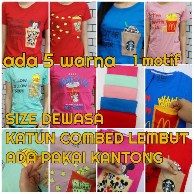  KAOS  ATASAN BAJU  CEWEK ANAK  TANGGUNG  DEWASA Shopee 