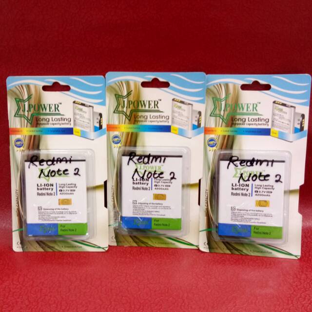 Pheystore batrai double power J-power xiaomi note 2