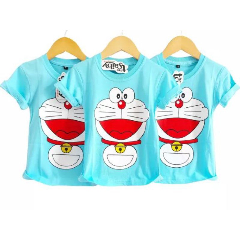 Kaos distro anak Kaos anak Baju anak Kaos anak bermotif Doraemon