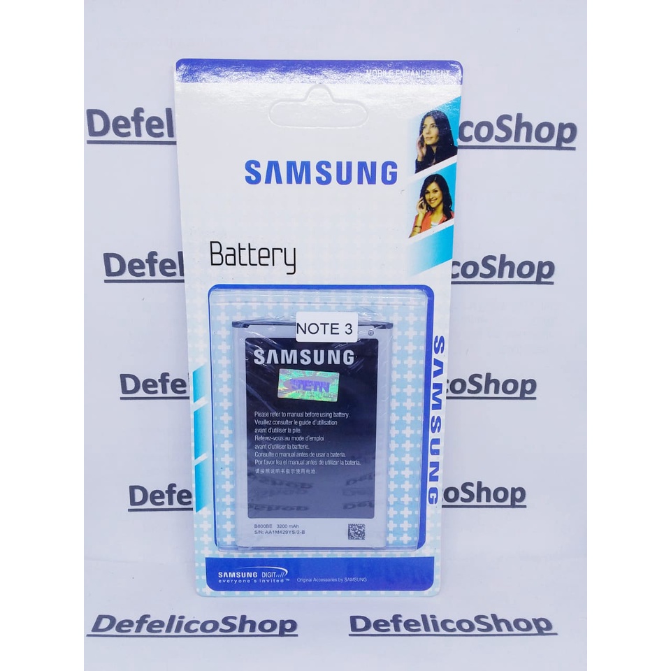 Baterai Batre Batrai Battery Samsung Galaxy Note 3 N9005 N9000 Original Ori