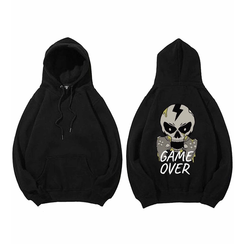 Hoodie Gamers Sweater Pria Fleece Size M - XXL