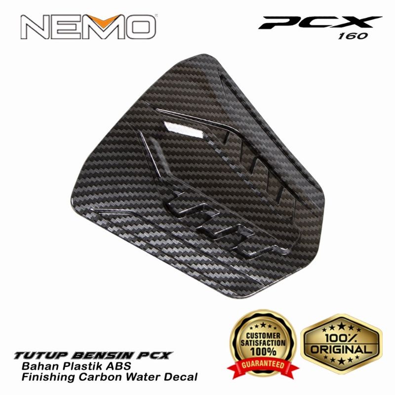 Tutup Bensin Carbon Honda PCX 160/ Cover tangki Pcx 160 Nemo