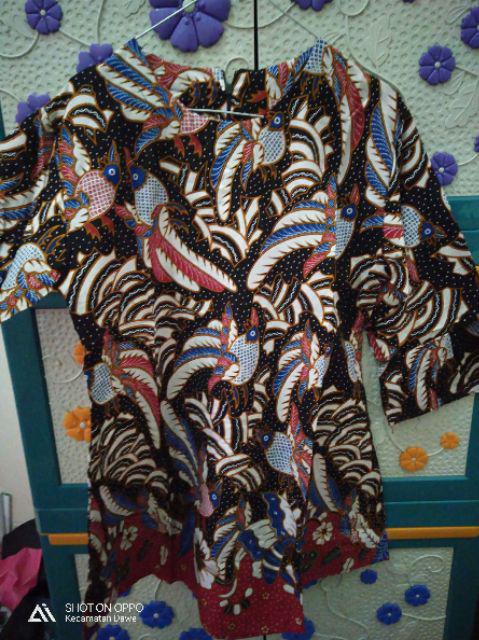 Atasan Batik Dolby Dolbi Dobby Doby Tenun Sutra Tulis Halus Katun Atbm Baron ,sarombit Atasan