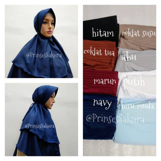 Khimar 2 Layer Pet Tali