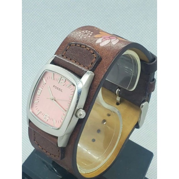 fossil preloved jam fossil authentic leather