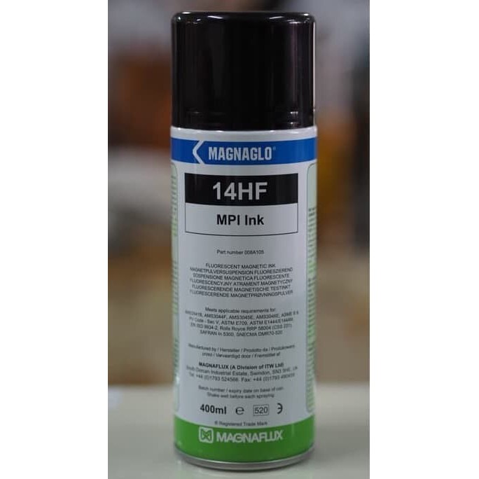 Magnaflux 14hf mpi magnaglo black fluorescent magnetic ink