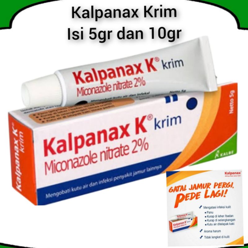 KALPANAK KALPANAX KRIM OBAT PANU JAMUR KULIT 5GR DAN 10GR