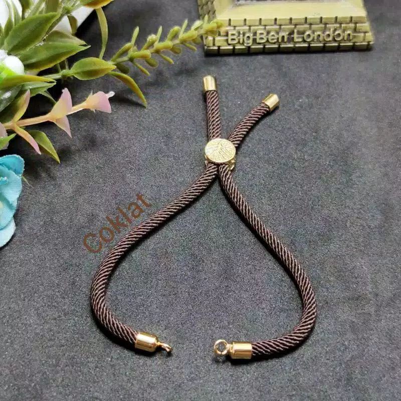 Bahan Gelang Emas Gelang Tali Serut Gelang Tali Wanita Untuk Charm Liontin Emas Hongkong