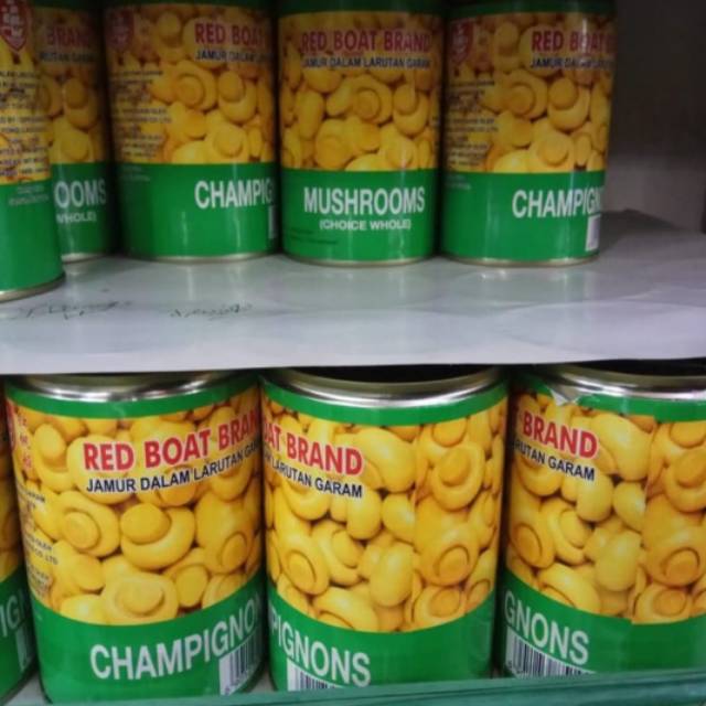 

JAMUR KALENG / JAMUR RED BOAT BRAND / JAMUR PONTIANAK