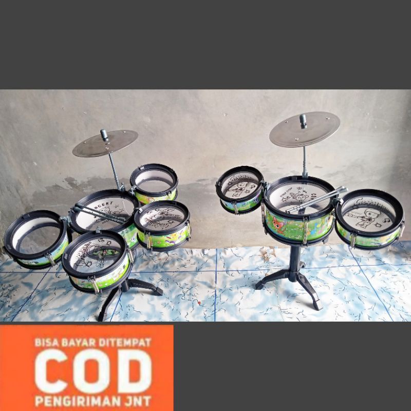 Mainan Drum Mini Set/ Drum jazz Set isi 4pcs/ Drum Mini Set SNI