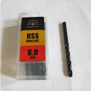 ALS Mata Bor Besi Bagus Tjap Mata HSS 6mm 7mm 8mm 9mm 10mm 11mm 12mm