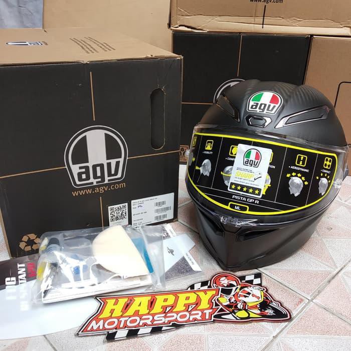 NEW ARRIVAL HELM AGV PISTA GP-R MONO CARBON MAT ORIGINAL ITALY