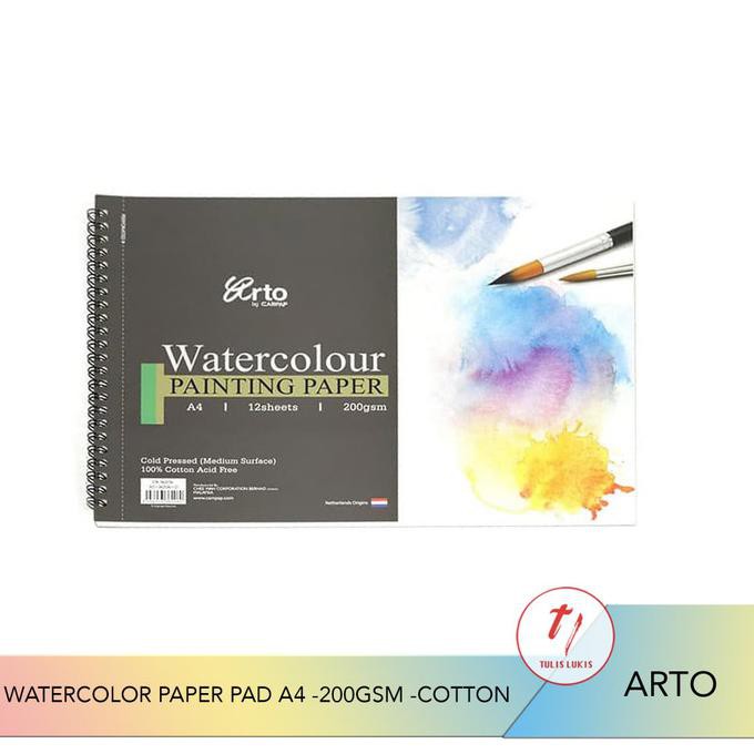 

Menakjubkan Arto A4 Cotton Watercolor Wire-O Book - 200 Gsm Murah