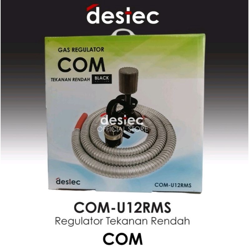 Paket Regulator Gas Meter + Selang Destec COM-U12RMS Tekanan Rendah