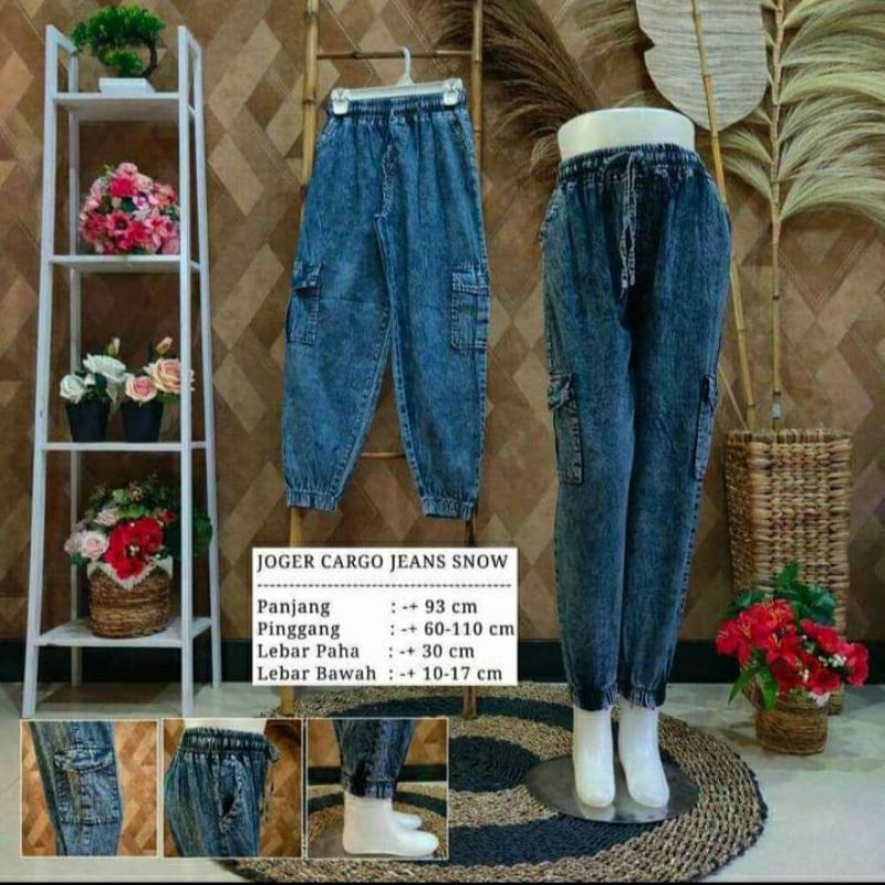 cargo joger jeans dewasa