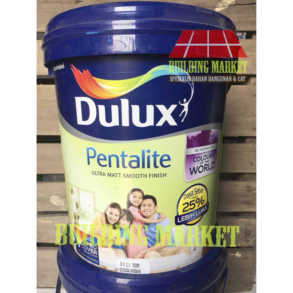  CAT  TEMBOK  TINTING DULUX PENTALITE INTERIOR WARNA MUDA 20 