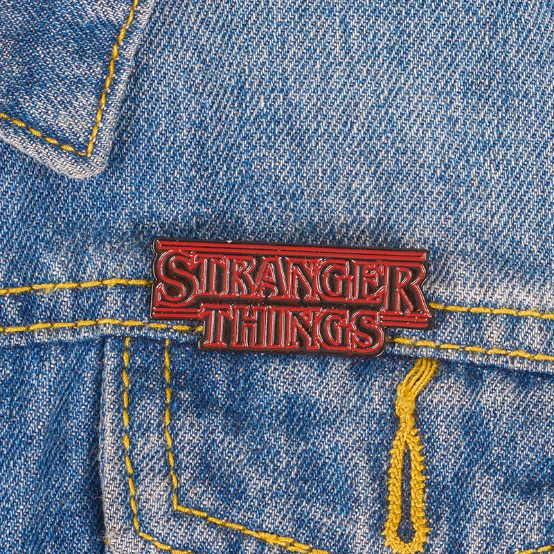 Bros Pin Enamel Logo TV Stranger Things Untuk Pria Dan Wanita