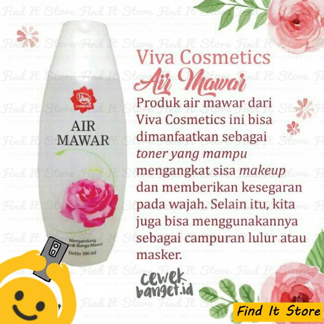 Viva Air Mawar 100ml 100 ml BPOM Toner Wajah Original