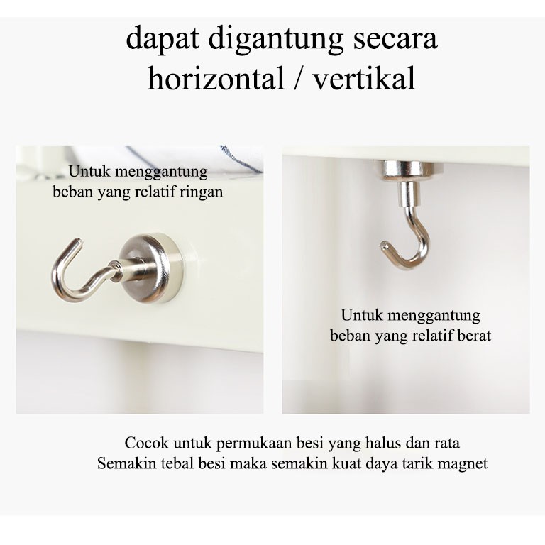 Hook Gantungan Kait Dengan Daya Kuat Magnet Kuat Strong Magnetic