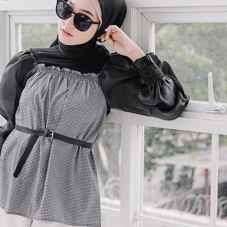 ۞ [R.A] Sinsin Top Atasan Blouse Muslim Fashion Wanita ✪