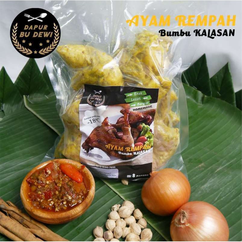 

Dapur Bu Dewi - Ayam Rempah Bumbu Kalasan - isi 8 potong