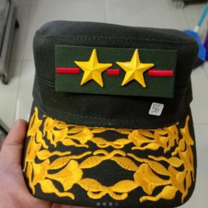 Topi Komando TNI Pati Bintang Dua