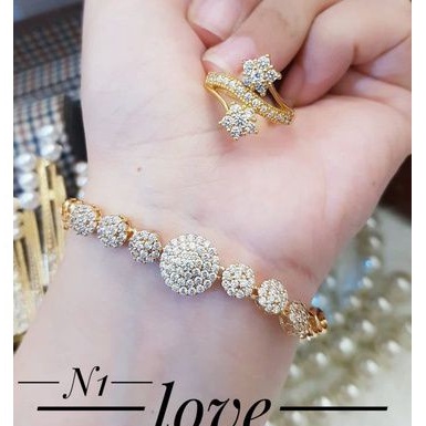 TiTanium set gelang cincin p639