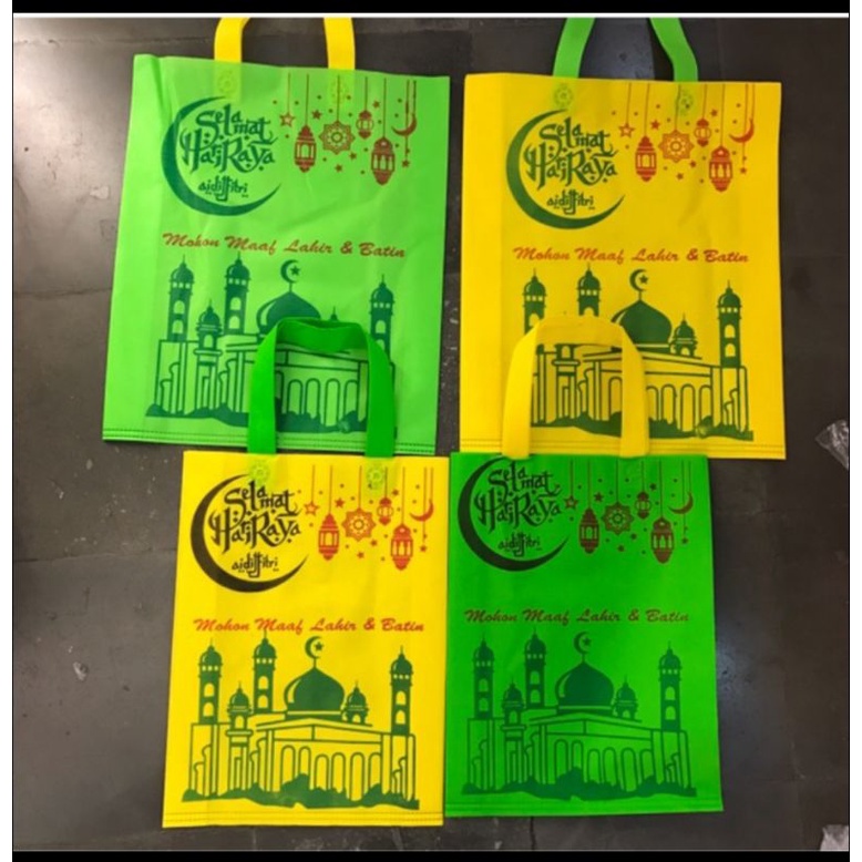 

tas lebaran 30×40 sama 38×45 / tas kain idul fitri